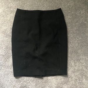 Black Loft mini pencil skirt